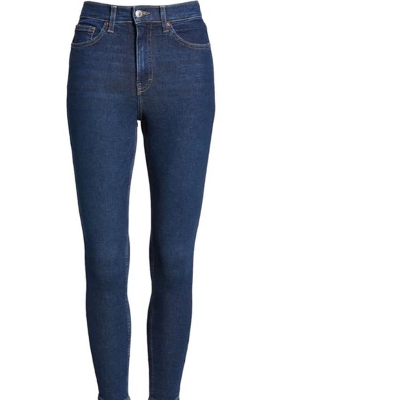 NWT TOPSHOP Moro Jamie high waist jeans - Picture 1 of 5